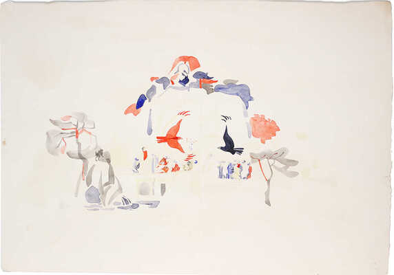 Митурич-Хлебников Май Петрович. Вариант иллюстрации к «Одиссее» Гомера